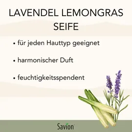 Savion Körperseife - Lavendel-Lemongras 80g