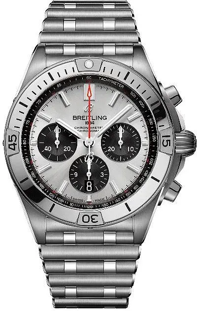 Breitling Chronograph Chronomat B01 42 AB0134101G1A1 - silber