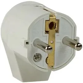 as - Schwabe AS Schwabe 45041 Schutzkontakt-Winkelstecker Kunststoff 230 V Weiß IP20