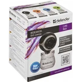 DEFENDER C-090 Webcam 0,3 MP USB 2.0 Schwarz (C-090)