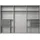 luma-home Schwebetürenschrank 22057 300 x 216 x 65 cm Grau/Sand Grau