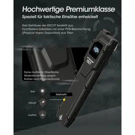 Nitecore LED Taschenlampe EDC27, bis zu 3000 Lumen