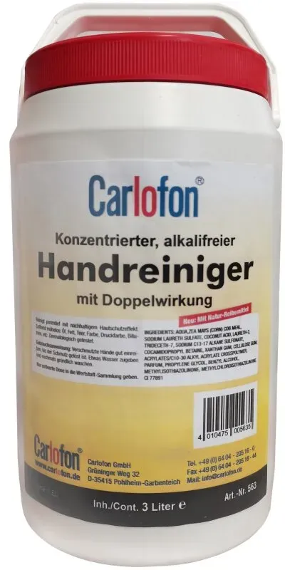 Carlofon Handreiniger Konzentrat 3L, alkalifrei