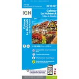 IGN Frankreich Colmar.Le Hohneck.Vallée de Munster 1:25 000
