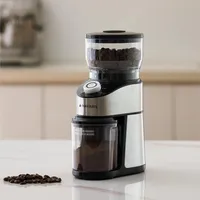 Navaris Kaffeemühle Elektrisch mit Kegelmahlwerk - Elektrische Kaffeemühle für Siebträger Filterkaffee French Press - Kaffee Mühle Espressomühle - Coffee Grinder