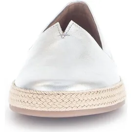 Gabor Espadrille Damen Silber 39