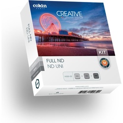 Cokin U300-02 Gradual ND Kit inkl. 3 Filter (ND- / Graufilter, 96 mm), Objektivfilter