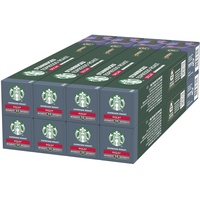 STARBUCKS Espresso Roast Entkoffeiniert by Nespresso, Dunkle Röstung, Kaffeekapseln 8 x 10 (80 Kapseln)