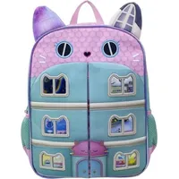 gabby's dollhouse Gabbys Dollhouse Kinder Rucksack 35cm mit magnetischem Deckel - Blau