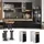 Vicco Apothekerschrank Fame-Line 30 x 82 x 60 cm Schwarz