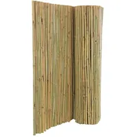 Bambusmatte Bali 120 x 300cm, Bambusrohre mit Draht durchbohrt, extrem stabil - Bambus Sichtschutzmatte 1,2m x 3m