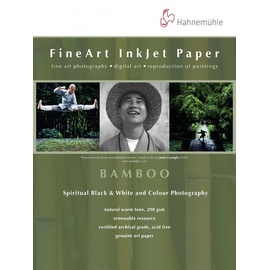HAHNEMUEHLE Hahnemühle Bamboo Fotopapier matt naturweiß, A4, 25 Blatt (10 641 611)