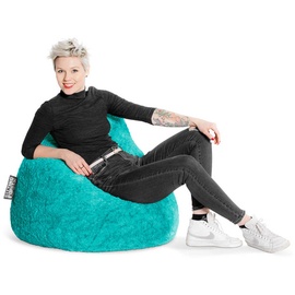 Sitting Point BeanBag Fluffy 70 x 110 cm türkis