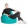 Sitting Point BeanBag Fluffy 70 x 110 cm türkis