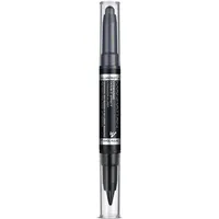 Manhattan Eyemazing Double Effect Eyeshadow & Liner – Schwarz 2-in-1-Lidschatten- und Eyeliner-Stift – Farbe 001 In The Black
