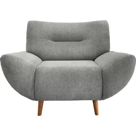 Home Affaire 3-2-1 Garnitur Polyester 3-Sitzer + 2-Sitzer + Sessel Grau