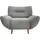 Home Affaire 3-2-1 Garnitur Polyester 3-Sitzer + 2-Sitzer + Sessel Grau