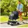 PawHut Hundebuggy Hundewagen für kleine Hunde und Katzen Oxford Blau 76,5 x 52 x 95 cm