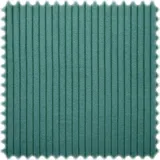 Heiro Breitcord Samt Möbelstoff - Meterware Kabelcord Polsterstoff mit Fleckschutz - Standard 100 by Oeko-TEX® - (Türkis)