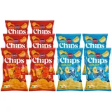 Clarkys Chips geriffelt 200 g, verschiedene Sorten, 10er Pack