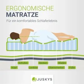 Juskys Kaltschaummatratze 90 x 200 cm H3