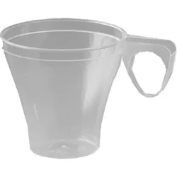 1200 Espressotasse 8 cl Polystyrol transparent - Einweg