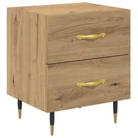 VidaXL Nachttisch Eiche handwerklich 40 x 35 x 47,5