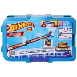 Mattel HKX40 - Hot Wheels - Track Builder - Eis-Crash-Set