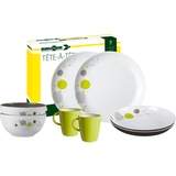 Brunner 0830143N.C7B Campinggeschirr Set für 2 Personen, Tête-À-Tête Space, 8-teilig