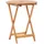 vidaXL Klapptisch Ø 60 x 75 cm braun