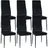 CLP Esszimmerstuhl Mayfair Kunstleder schwarz 6er Set