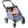 Bayer Chic 2000 Puppen-Zwillingsbuggy Puppen-Trailer Roadster blau