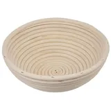 Orion Gärkörbchen Brotteig Gärkorb Brotform aus Rattan für hausgemachtes rundes Brot Ø 21 cm