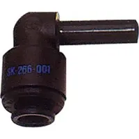 Riegler Einsteck-Winkelverbinder POM, Stutzen 4 mm, Schlauch-Außen- Ø4
