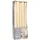 Papstar GALA Basic Leuchterkerzen 25 cm creme 10 St.