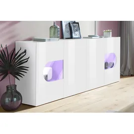 Home Affaire Sideboard 200 x 81 x 40 cm Weiß