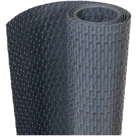vidaXL Balkon-Sichtschutz 300 x 100 cm Anthrazit Rattan