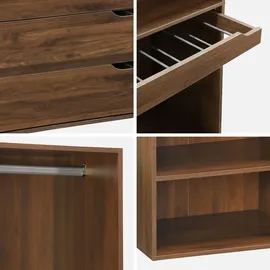 sweeek - Modulares Kleiderschrank-set mit 3 Elementen