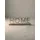 KADIMA DESIGN Deko | Aluminium Deko-Skulptur, modernes Design, Unikat in Silber. Schriftzug aus 22 cm Silberdeko für Tisch und Regal