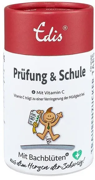 Edis Prüfung & Schule Bio Bachblüten Traubenzuckertabletten Tabletten 80 g