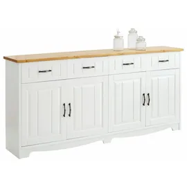 Home Affaire Sideboard »Trinidad«, Kommode, Breite 194 cm, gelb