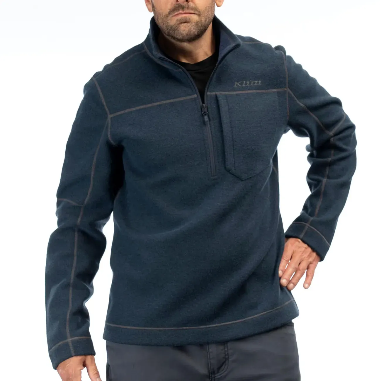 Klim Bighorn Canyon, pull-over - Bleu Foncé - XXL