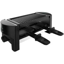 Cecotec Raclette Cheese&Grill 3200 Pocket - schwarz/edelstahl, 320 Watt, für 2 Personen