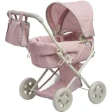 Teamson Kids Puppenwagen Babypuppenwagen Kinderwagen Puppenzubehör Olivia's World OL-00003
