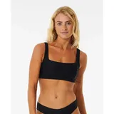 Rip Curl Premium Surf D-dd Crop Bikinioberteil - black L