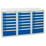 Schubladenschrank ESTA3 900 x 1500 x 500mm RAL 35/5010