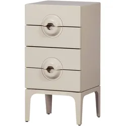 Tchibo - Woood Kommode »Merge« - 44x45x89cm - grau-beige - Eukalyptusholz