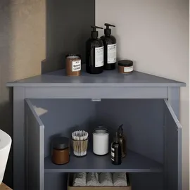 Vicco Eckschrank Bianco 56 x 80 x 42 cm Grau