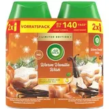 Airwick Raumduft Freshmatic Max, Duo, 2x 250 ml, Nachfüller, Doppelpack, Warm Vanilla Wish