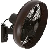 LUCCI AIR Breeze 41 cm Wandventilator bronze/schwarz